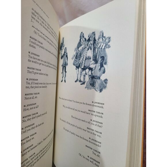 Two Plays Moliere Easton Press Collector’s Edition Genuine Leather Bound Book - Picture 6 of 6